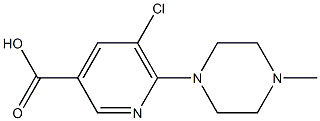 5-chloro-6-(4-methylpiperazin-1-yl)pyridine-3-carboxylic acid