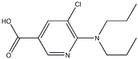  5-chloro-6-(dipropylamino)pyridine-3-carboxylic acid