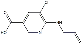 5-chloro-6-(prop-2-en-1-ylamino)pyridine-3-carboxylic acid