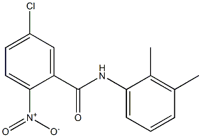 5-chloro-N-(2,3-dimethylphenyl)-2-nitrobenzamide Struktur