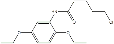 5-chloro-N-(2,5-diethoxyphenyl)pentanamide 结构式