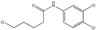 5-chloro-N-(3,4-dichlorophenyl)pentanamide,,结构式