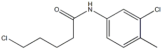 5-chloro-N-(3-chloro-4-methylphenyl)pentanamide