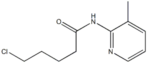5-chloro-N-(3-methylpyridin-2-yl)pentanamide,,结构式