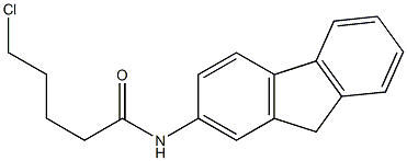 5-chloro-N-(9H-fluoren-2-yl)pentanamide,,结构式