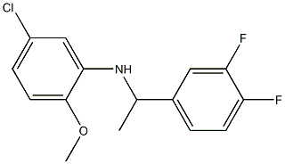 5-chloro-N-[1-(3,4-difluorophenyl)ethyl]-2-methoxyaniline