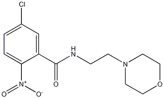 5-chloro-N-[2-(morpholin-4-yl)ethyl]-2-nitrobenzamide