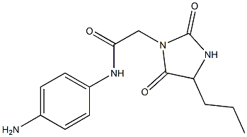 N-(4-aminophenyl)-2-(2,5-dioxo-4-propylimidazolidin-1-yl)acetamide