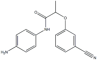 N-(4-aminophenyl)-2-(3-cyanophenoxy)propanamide