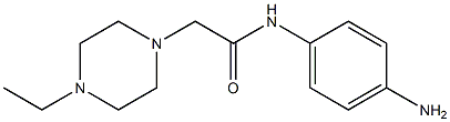 N-(4-aminophenyl)-2-(4-ethylpiperazin-1-yl)acetamide 结构式