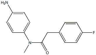 N-(4-aminophenyl)-2-(4-fluorophenyl)-N-methylacetamide Structure