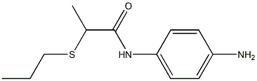 N-(4-aminophenyl)-2-(propylsulfanyl)propanamide|