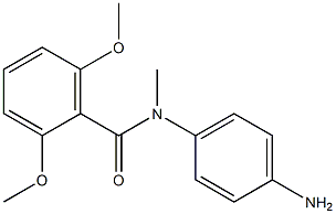 N-(4-aminophenyl)-2,6-dimethoxy-N-methylbenzamide 结构式