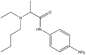 N-(4-aminophenyl)-2-[butyl(ethyl)amino]propanamide 结构式