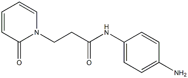 N-(4-aminophenyl)-3-(2-oxopyridin-1(2H)-yl)propanamide 结构式