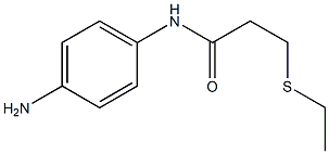 N-(4-aminophenyl)-3-(ethylsulfanyl)propanamide 结构式