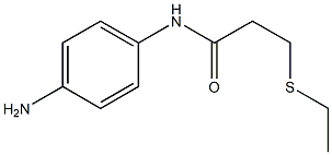 N-(4-aminophenyl)-3-(ethylsulfanyl)propanamide Struktur