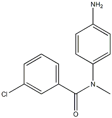  N-(4-aminophenyl)-3-chloro-N-methylbenzamide