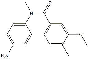 N-(4-aminophenyl)-3-methoxy-N,4-dimethylbenzamide Struktur