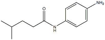 N-(4-aminophenyl)-4-methylpentanamide 结构式