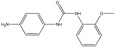 N-(4-aminophenyl)-N'-(2-methoxyphenyl)urea Struktur