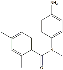 N-(4-aminophenyl)-N,2,4-trimethylbenzamide 结构式