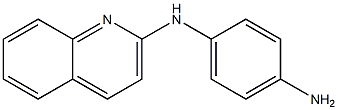 N-(4-aminophenyl)-N-quinolin-2-ylamine Struktur