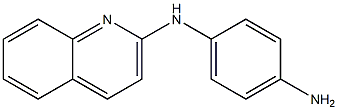 N-(4-aminophenyl)-N-quinolin-2-ylamine Structure