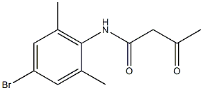 N-(4-bromo-2,6-dimethylphenyl)-3-oxobutanamide Struktur