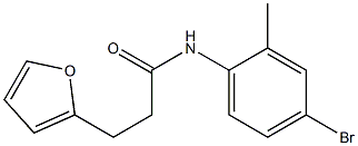 N-(4-bromo-2-methylphenyl)-3-(furan-2-yl)propanamide Structure