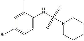 N-(4-bromo-2-methylphenyl)piperidine-1-sulfonamide