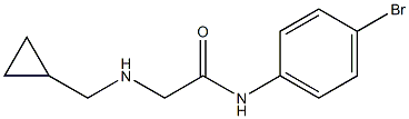 N-(4-bromophenyl)-2-[(cyclopropylmethyl)amino]acetamide