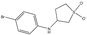 N-(4-bromophenyl)-N-(1,1-dioxidotetrahydrothien-3-yl)amine Structure