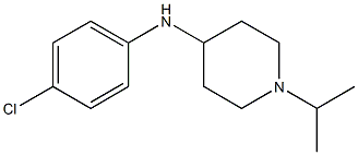 N-(4-chlorophenyl)-1-(propan-2-yl)piperidin-4-amine,,结构式
