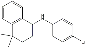 N-(4-chlorophenyl)-4,4-dimethyl-1,2,3,4-tetrahydronaphthalen-1-amine Structure