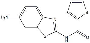  N-(6-amino-1,3-benzothiazol-2-yl)thiophene-2-carboxamide