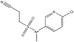  N-(6-chloropyridin-3-yl)-2-cyano-N-methylethane-1-sulfonamido