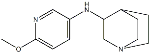 N-(6-methoxypyridin-3-yl)-1-azabicyclo[2.2.2]octan-3-amine|