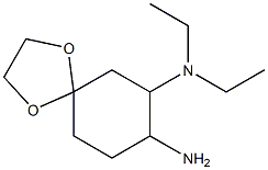 N-(8-amino-1,4-dioxaspiro[4.5]dec-7-yl)-N,N-diethylamine Structure
