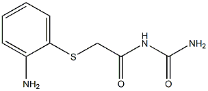 N-(aminocarbonyl)-2-[(2-aminophenyl)thio]acetamide Struktur