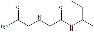 N-(butan-2-yl)-2-[(carbamoylmethyl)amino]acetamide Struktur