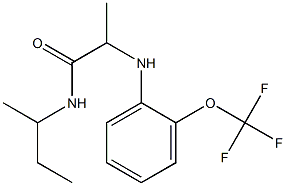 N-(butan-2-yl)-2-{[2-(trifluoromethoxy)phenyl]amino}propanamide