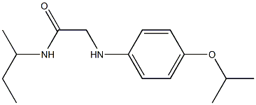 N-(butan-2-yl)-2-{[4-(propan-2-yloxy)phenyl]amino}acetamide|