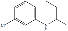 N-(butan-2-yl)-3-chloroaniline Struktur