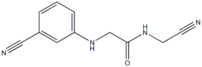 N-(cyanomethyl)-2-[(3-cyanophenyl)amino]acetamide|