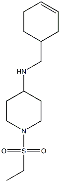 N-(cyclohex-3-en-1-ylmethyl)-1-(ethanesulfonyl)piperidin-4-amine