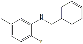 N-(cyclohex-3-en-1-ylmethyl)-2-fluoro-5-methylaniline Structure