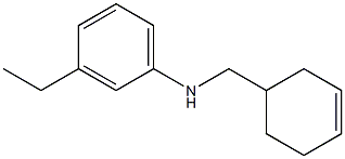 N-(cyclohex-3-en-1-ylmethyl)-3-ethylaniline Structure
