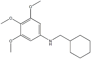 N-(cyclohexylmethyl)-3,4,5-trimethoxyaniline Structure