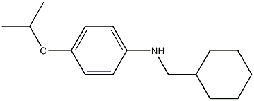  N-(cyclohexylmethyl)-4-(propan-2-yloxy)aniline